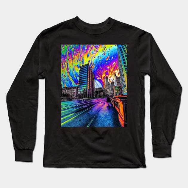 Dreamscape Long Sleeve T-Shirt by GeoGlyserAbstrAk-Works